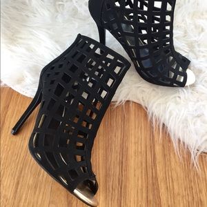Caged High Heels